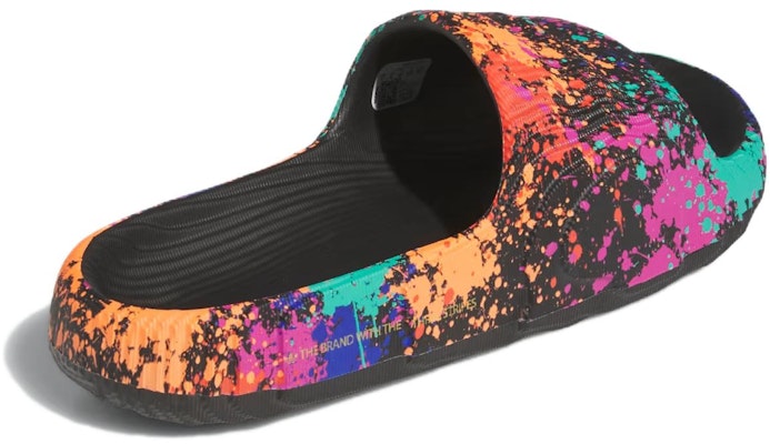 adidas Adilette 22 Slide 'Black Paint Splatter' IF1438 Shop adidas Adilette 22 Slide 'Black Paint Splatter' IF1438