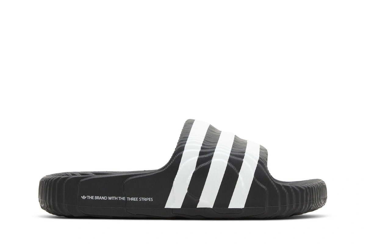 adidas Adilette 22 Slide 'Black White'