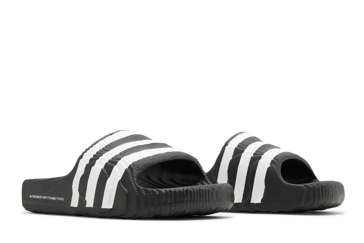 adidas Adilette 22 Slide 'Black White'