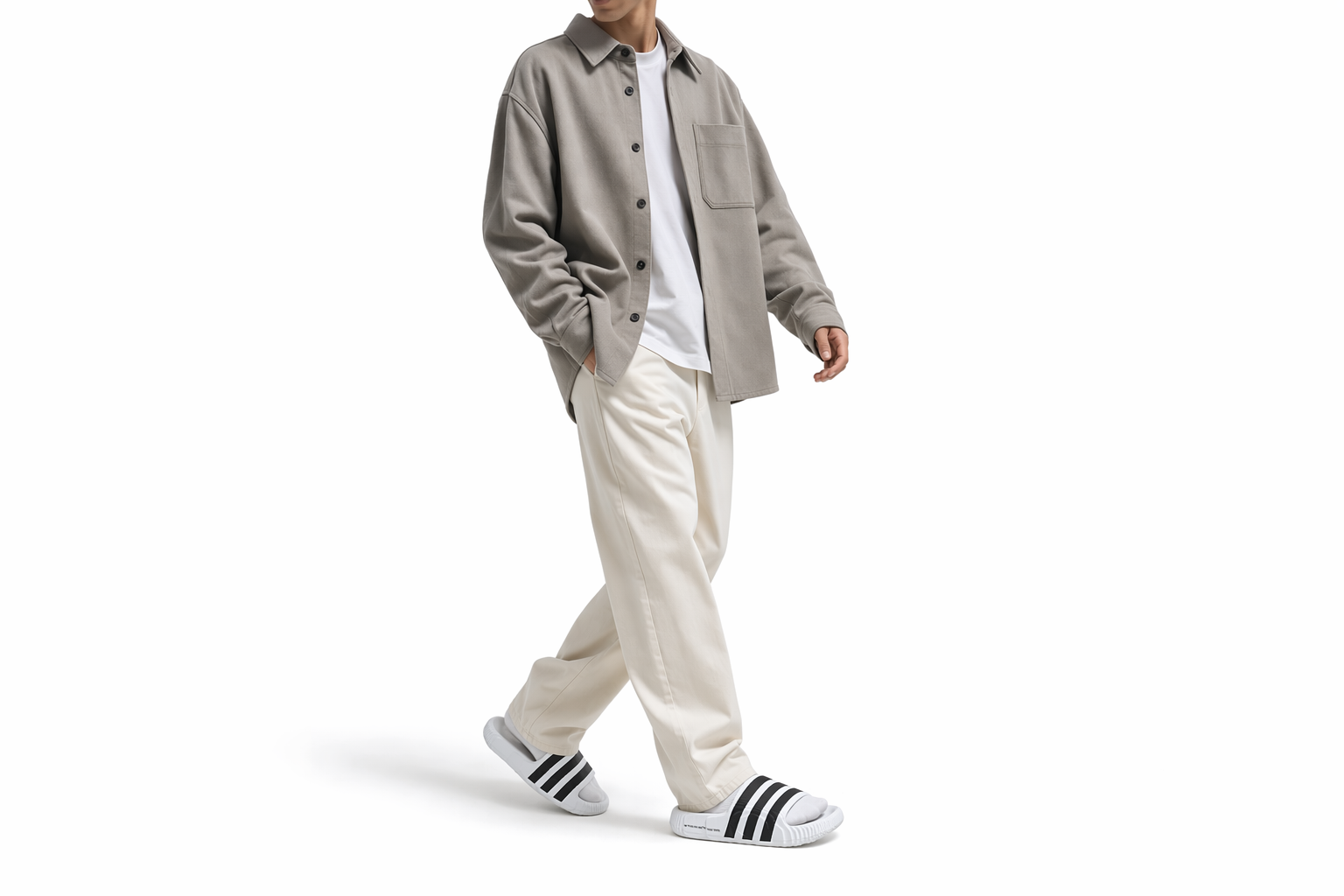 Order adidas Adilette 22 Slide 'White Black' IF3668