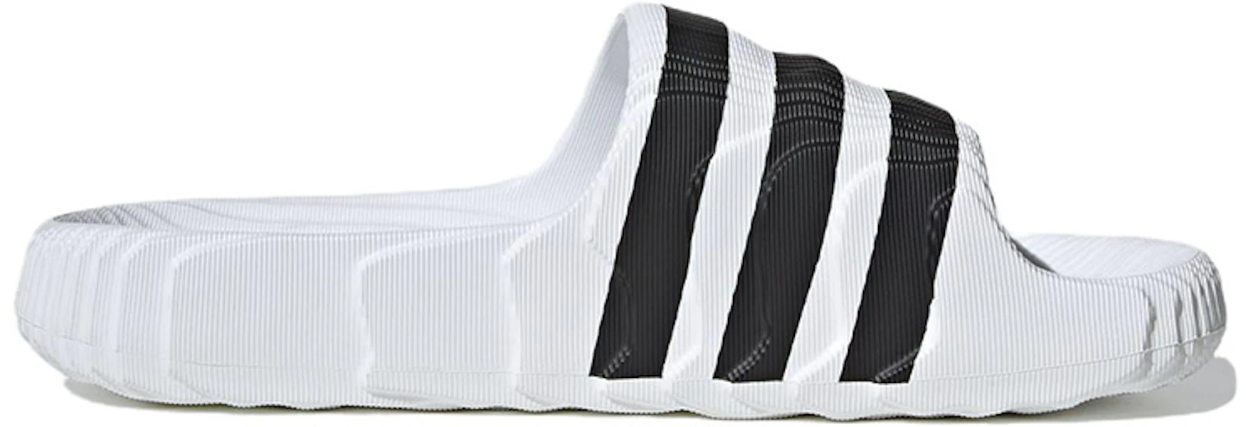 adidas Adilette 22 Slide 'White Black' IF3668 Lookbook adidas Adilette 22 Slide 'White Black' IF3668