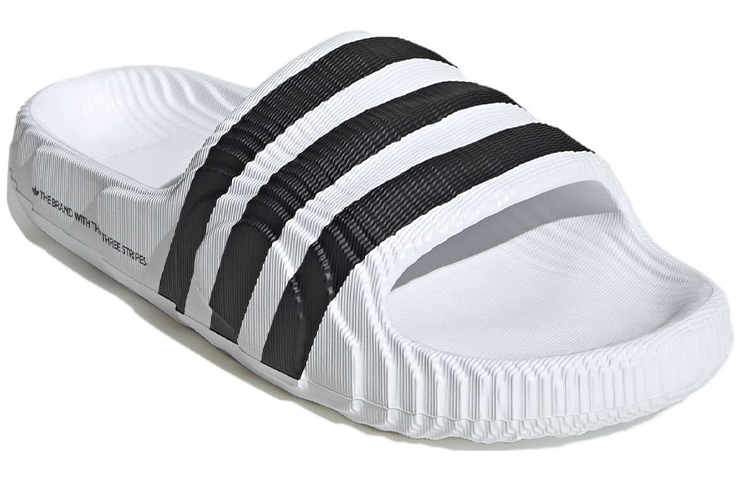 Shop adidas Adilette 22 Slide 'White Black' IF3668