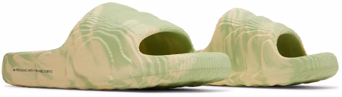 Cheap adidas Adilette 22 拖鞋 'Magic Lime St Desert Sand' GY1597