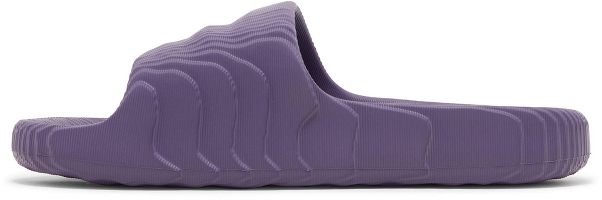 adidas Adilette 22 Slides 'Tech Purple' HP6524 Lookbook adidas Adilette 22 Slides 'Tech Purple' HP6524