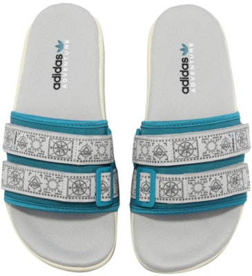 adidas Adilette 2.0 Slide 'Active Teal Grey' HP6514 Shop adidas Adilette 2.0 Slide 'Active Teal Grey' HP6514