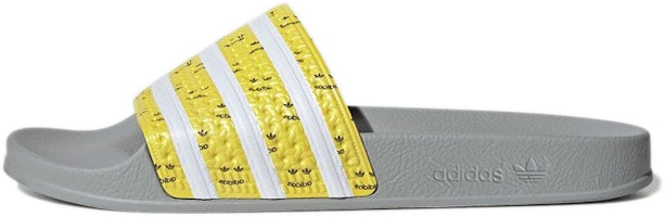 adidas Adilette 'Grey Bright Yellow Grey' GY1336 adidas Adilette 'Grey Bright Yellow Grey' GY1336