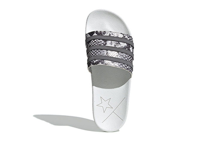 Lookbook 阿迪达斯 Adilette '蛇皮' 运动拖鞋 EH0166