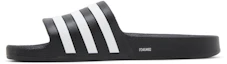 Lookbook adidas Adilette Aqua 黑色拖鞋 F35543