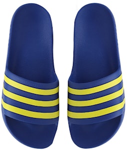 阿迪达斯 Adilette Aqua 蓝黄拖鞋 EG1759 Order 阿迪达斯 Adilette Aqua 蓝黄拖鞋 EG1759