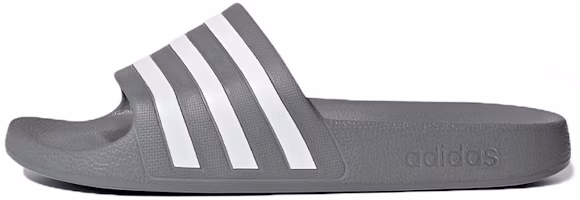 adidas Adilette Aqua Slides 'Grey' F35538 adidas Adilette Aqua Slides 'Grey' F35538