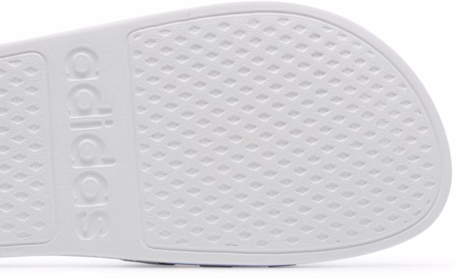 adidas Adilette Aqua Slides 'White Platinum Metallic' EF1730 Purchase adidas Adilette Aqua Slides 'White Platinum Metallic' EF1730