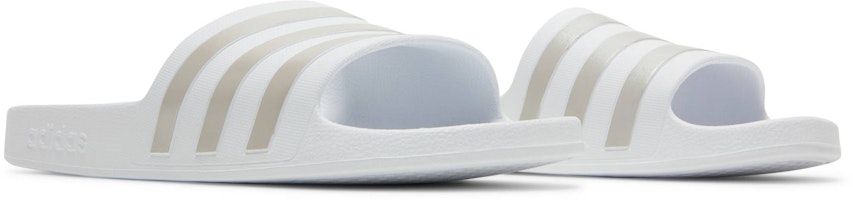 阿迪達斯 Adilette Aqua 拖鞋 '白铂金金属' EF1730 Cheap 阿迪達斯 Adilette Aqua 拖鞋 '白铂金金属' EF1730
