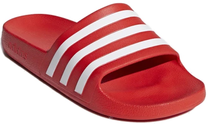 adidas Adilette Aqua Slides Orange/Red/White F35540 Order adidas Adilette Aqua Slides Orange/Red/White F35540