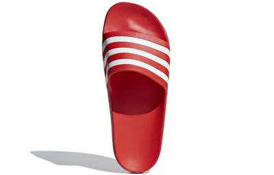 adidas Adilette Aqua Slides Orange/Red/White