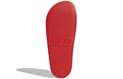 adidas Adilette Aqua Slides Orange/Red/White