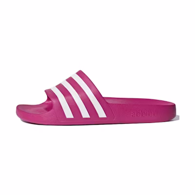 adidas Adilette Aqua Slides Pink/White
