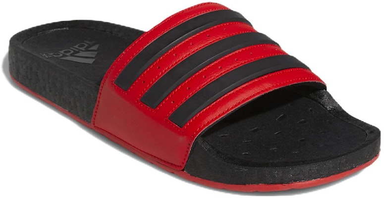 adidas Adilette Boost Slide 'Vivid Red' GZ5884 Lookbook adidas Adilette Boost Slide 'Vivid Red' GZ5884