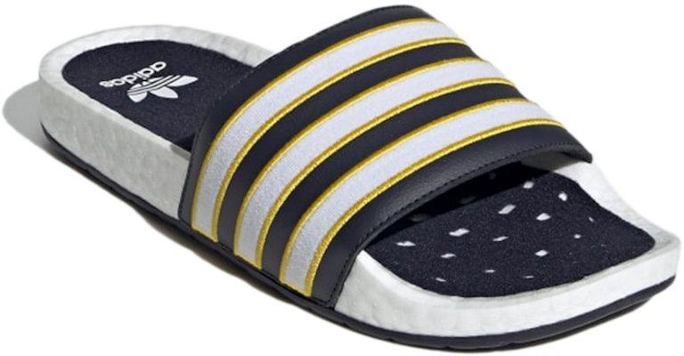 adidas Adilette Boost Slide 'White Legend Ink' H01952 Lookbook adidas Adilette Boost Slide 'White Legend Ink' H01952
