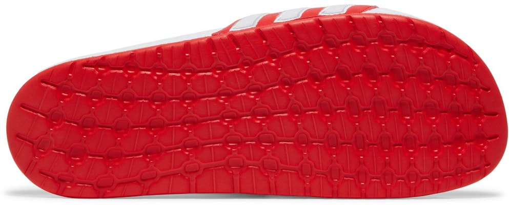 adidas Adilette Boost Slide 'White Red' H01951 Shop adidas Adilette Boost Slide 'White Red' H01951