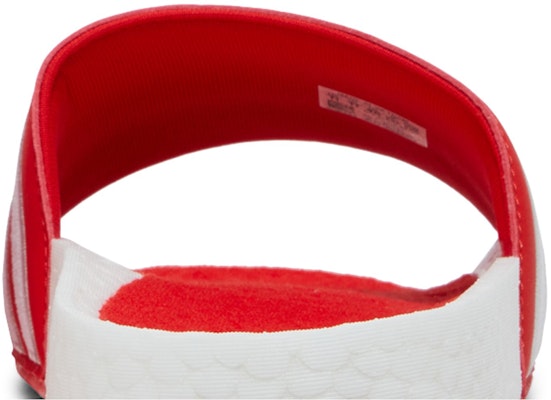 adidas Adilette Boost Slide 'White Red' H01951 Sizing adidas Adilette Boost Slide 'White Red' H01951