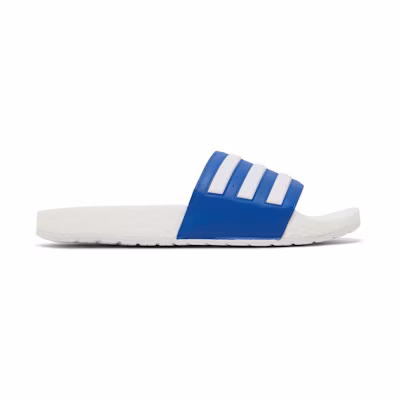 adidas Adilette Boost Slide 'White Royal Blue'