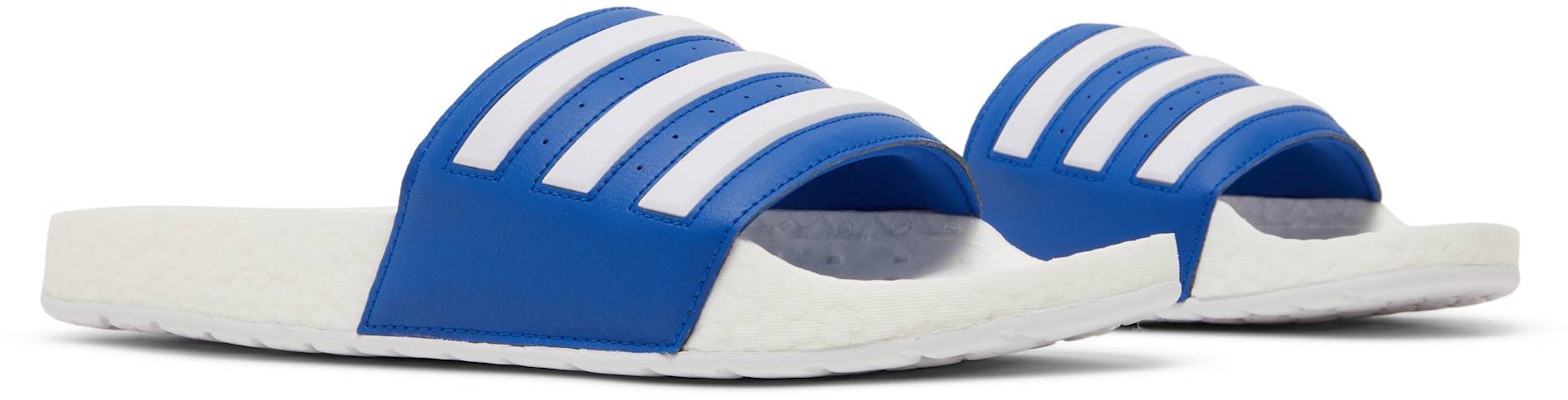adidas Adilette Boost Slide 'White Royal Blue' GZ5313 Cheap adidas Adilette Boost Slide 'White Royal Blue' GZ5313