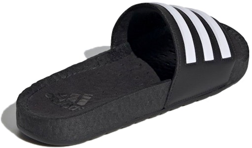 아디다스 아딜렛 부스트 슬라이드 '블랙 화이트 스트라이프' FY8154 Shop 아디다스 아딜렛 부스트 슬라이드 '블랙 화이트 스트라이프' FY8154