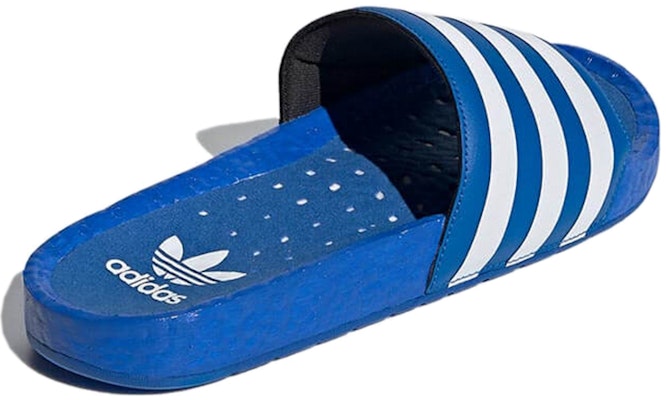 adidas Adilette Boost Slides 'Blue' FX8735 Shop adidas Adilette Boost Slides 'Blue' FX8735