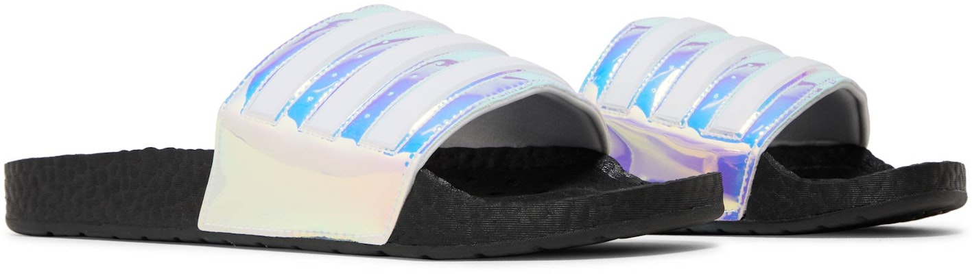 adidas Adilette Boost Slides 'Iridescent' FZ2565 Cheap adidas Adilette Boost Slides 'Iridescent' FZ2565