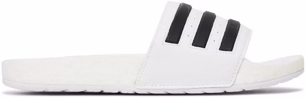 adidas Adilette Boost Slides 'White Black Stripes' FY8155 adidas Adilette Boost Slides 'White Black Stripes' FY8155