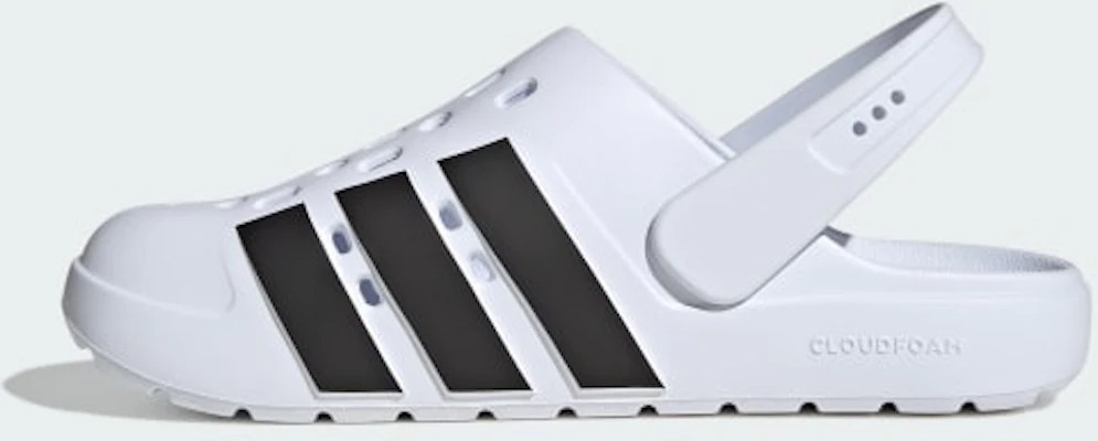 Adidas Adilette Clog 2.0 Blanc Nuage/Noir/Blanc Nuage JS1130 Cheap Adidas Adilette Clog 2.0 Blanc Nuage/Noir/Blanc Nuage JS1130