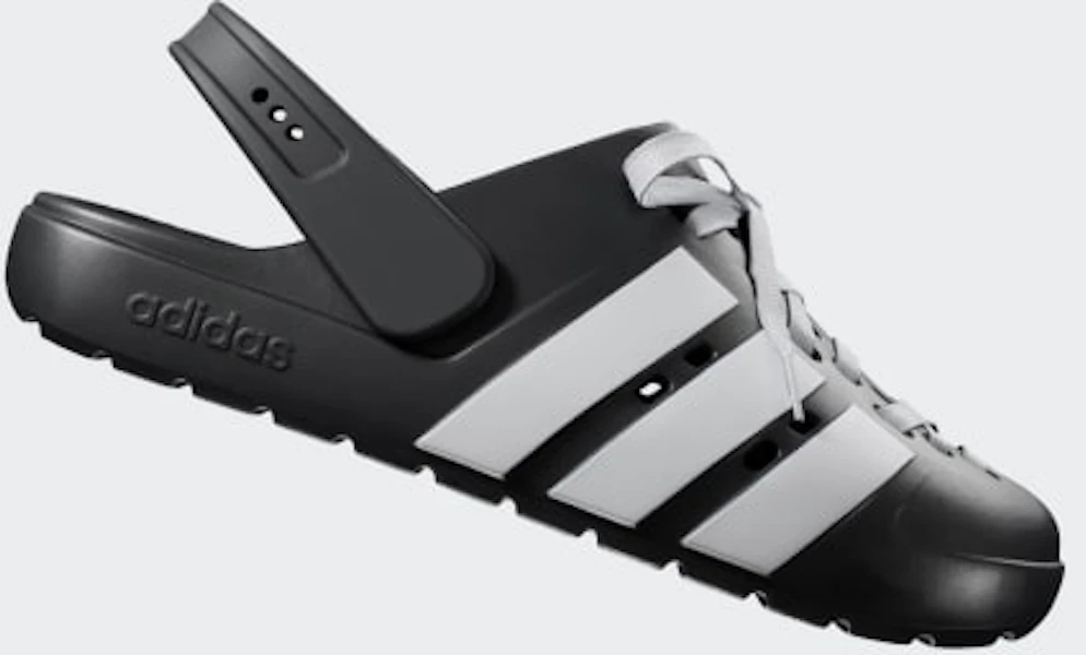 Adidas Adilette Clog 2.0 Noir/Blanc/Noir Core JR4025 Lookbook Adidas Adilette Clog 2.0 Noir/Blanc/Noir Core JR4025