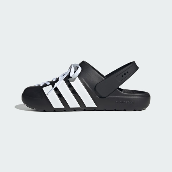 Cheap Adidas Adilette Clog 2.0 Noir/Blanc/Noir Core JR4025