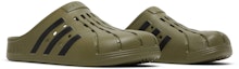 Cheap adidas Adilette Clog 'Focus Olive' - Selipar Kasual Hijau Olive GZ1158