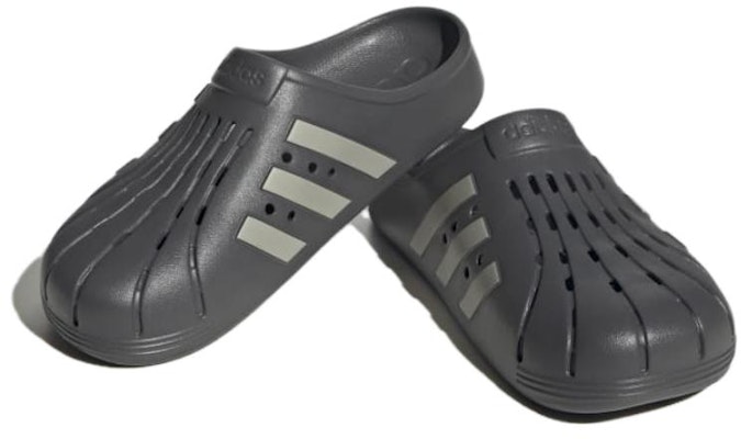 adidas Adilette Clogs 'Grey Four Metal Grey' HP9398 Lookbook adidas Adilette Clogs 'Grey Four Metal Grey' HP9398