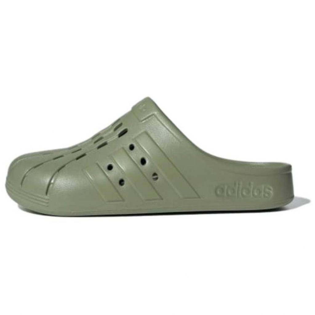 adidas Adilette Clogs EVA Lightweight Anti-Slip Slides Army Green IG9164