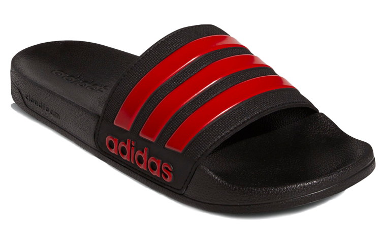 Lookbook adidas Adilette Cloudfoam ''Noir Écarlate'' EG1884
