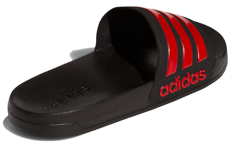 Shop adidas Adilette Cloudfoam ''Noir Écarlate'' EG1884