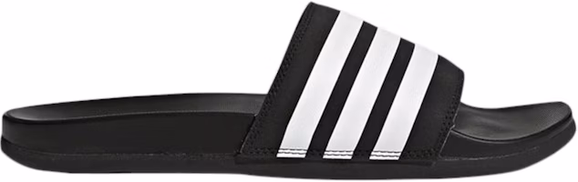 adidas Adilette Cloudfoam Plus 'Black White' AP9971 adidas Adilette Cloudfoam Plus 'Black White' AP9971