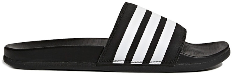 adidas Adilette Cloudfoam Plus 'Hitam Putih' Sandal AP9971 Order adidas Adilette Cloudfoam Plus 'Hitam Putih' Sandal AP9971