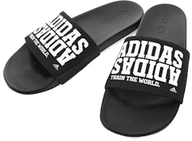 adidas Adilette Cloudfoam Plus Campus (W) 'Hitam Putih' BY2615 Order adidas Adilette Cloudfoam Plus Campus (W) 'Hitam Putih' BY2615