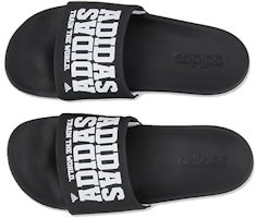 adidas Adilette Cloudfoam Plus Campus (W) 'Hitam Putih' BY2615 Lookbook adidas Adilette Cloudfoam Plus Campus (W) 'Hitam Putih' BY2615