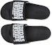 Lookbook adidas Adilette Cloudfoam Plus Campus (W) 'Hitam Putih' BY2615