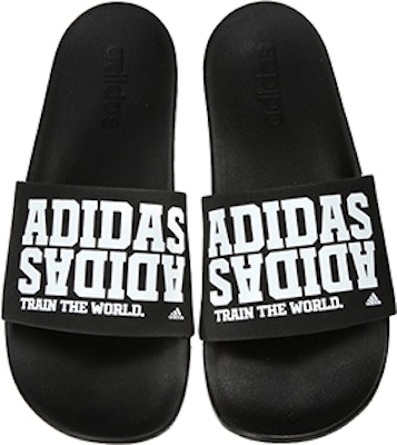 adidas Adilette Cloudfoam Plus Campus (W) 'Black White' BY2615 Shop adidas Adilette Cloudfoam Plus Campus (W) 'Black White' BY2615