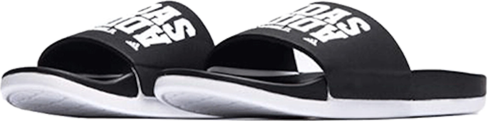adidas Adilette Cloudfoam Plus Campus (W) 'Black White' BY2615 Purchase adidas Adilette Cloudfoam Plus Campus (W) 'Black White' BY2615
