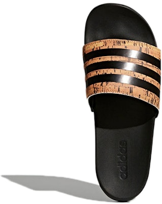 adidas Adilette Cloudfoam Plus Cork Selipar 'Hitam Oren' CG3413 Lookbook adidas Adilette Cloudfoam Plus Cork Selipar 'Hitam Oren' CG3413