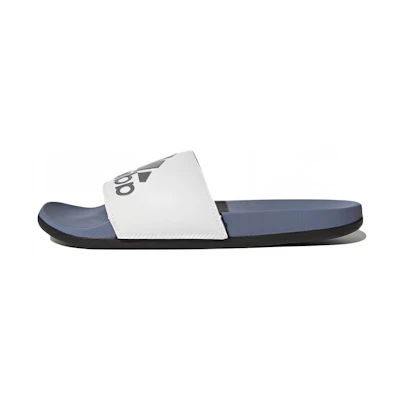 adidas Adilette CloudFoam Plus Logo Slides 'Steel Cloud White'