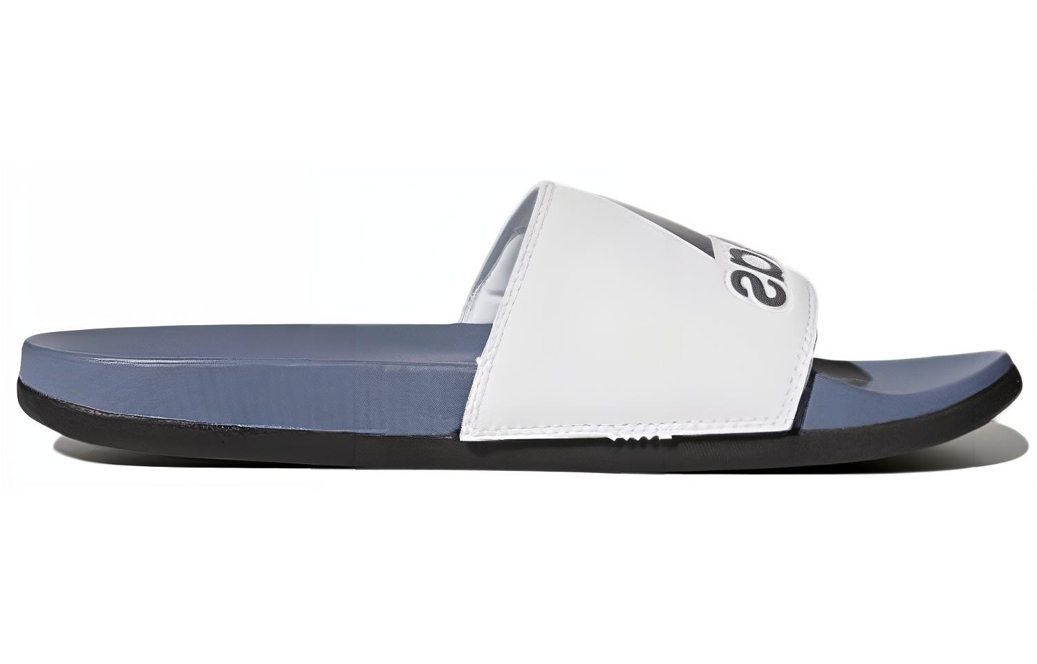 adidas Adilette CloudFoam Plus Logo Slides 'Steel Cloud White' 圖 2
