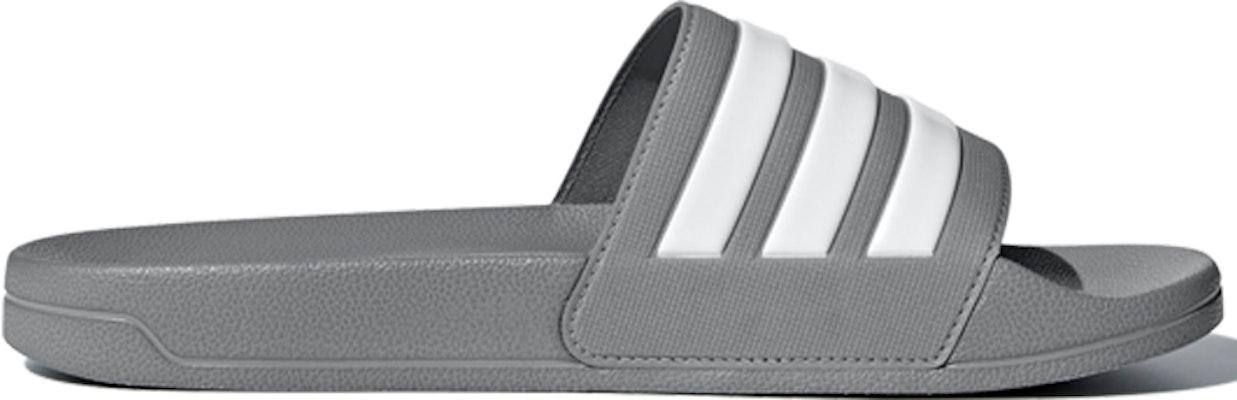 adidas Adilette CloudFoam Slides 'Grey' B42212 Order adidas Adilette CloudFoam Slides 'Grey' B42212