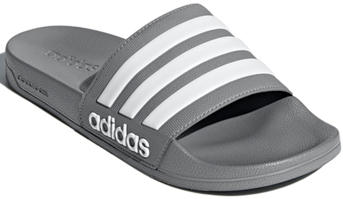 adidas Adilette CloudFoam Slides 'Grey' B42212 Lookbook adidas Adilette CloudFoam Slides 'Grey' B42212